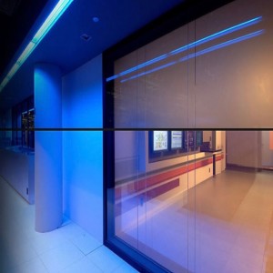 Elektrische lichtregeling Schakelbare privacyfilm