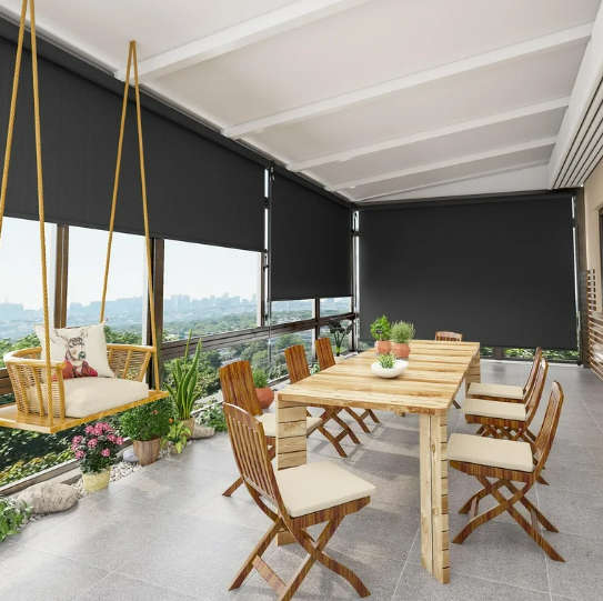10 'x 8' Outdoor Crank Operated Roller Shade