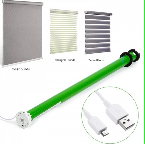 Smart Zebra Roller Blinds met Dooya Motor