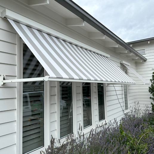 Buiten canvas roll -up tinten