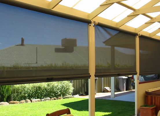 10 ft brede roll -up raam tinten