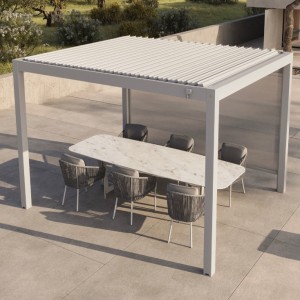 Handmatige lamellendakpergola