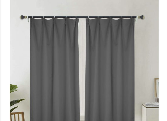52 x 63 Smoke black -out gordijnen