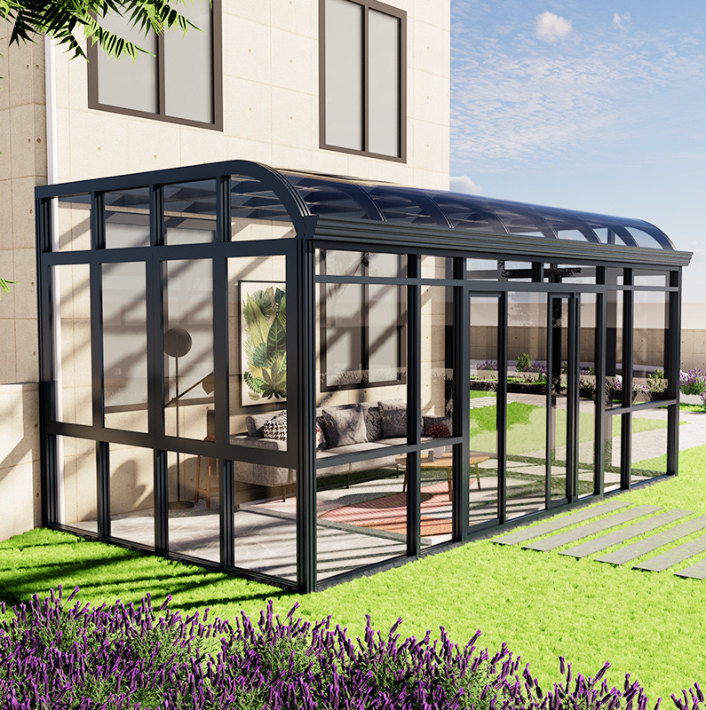 Glazen dak Aluminium pergola terrasoverkappingen: leefruimtes buitenshuis verbeteren