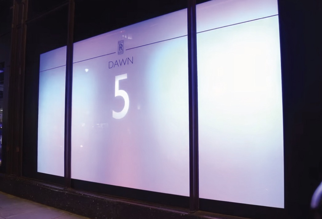 Glazen scherm schakelbaar projectiescherm