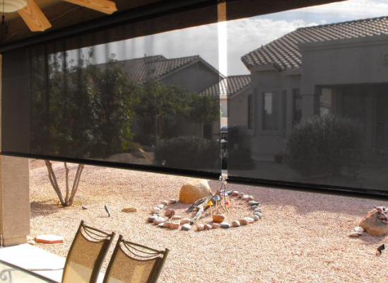 10 ft brede rollende zonnedinten