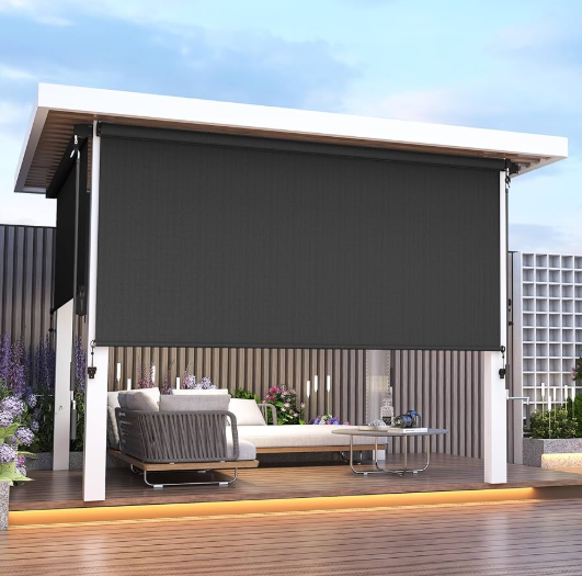 10 'x 8' Outdoor Crank Operated Roller Shade